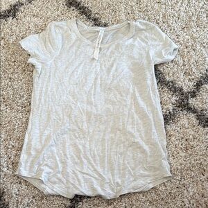 Lululemon Athletica White Short Sleeve T-Shirt